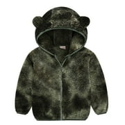 Girl Boy Fall Spring Jacket Lightweight Boys Outwear Zipper Toddler Warm Prints Kids Hooded Thick Coat Baby Girls Girls Coat Hooded Outwear 4-5 Years
